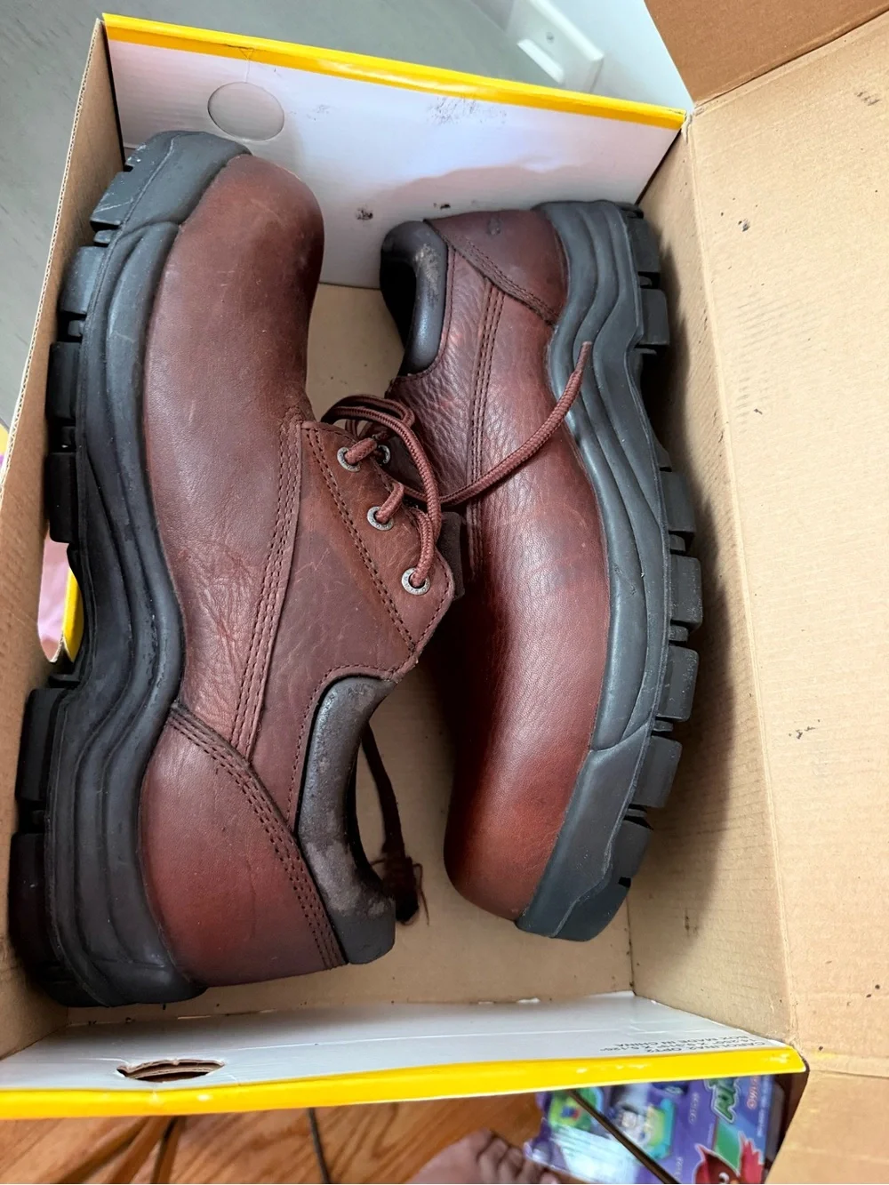 Carolina Braze Men's Work Shoe Size 11.5 W Used Condition see photos